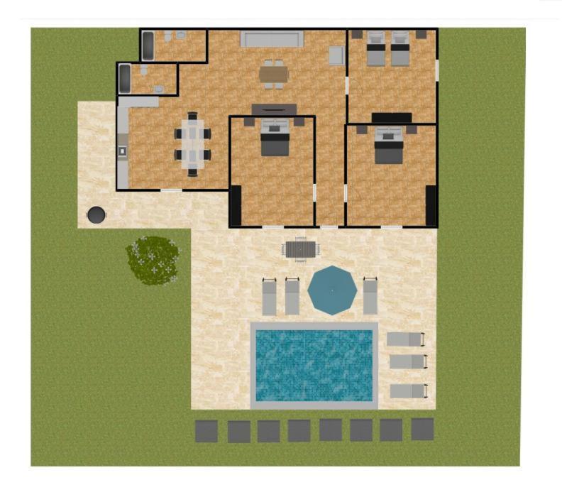 Villa Maro Large Private Pool Ac Wifi Kefalas Extérieur photo
