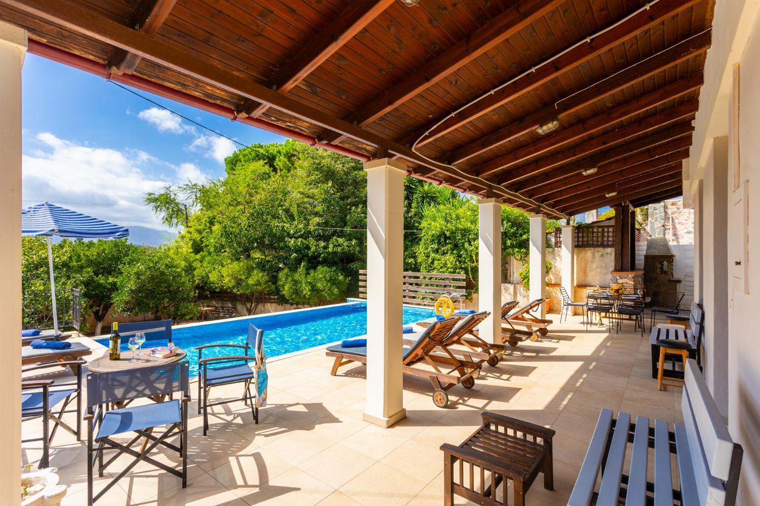 Villa Maro Large Private Pool Ac Wifi Kefalas Extérieur photo