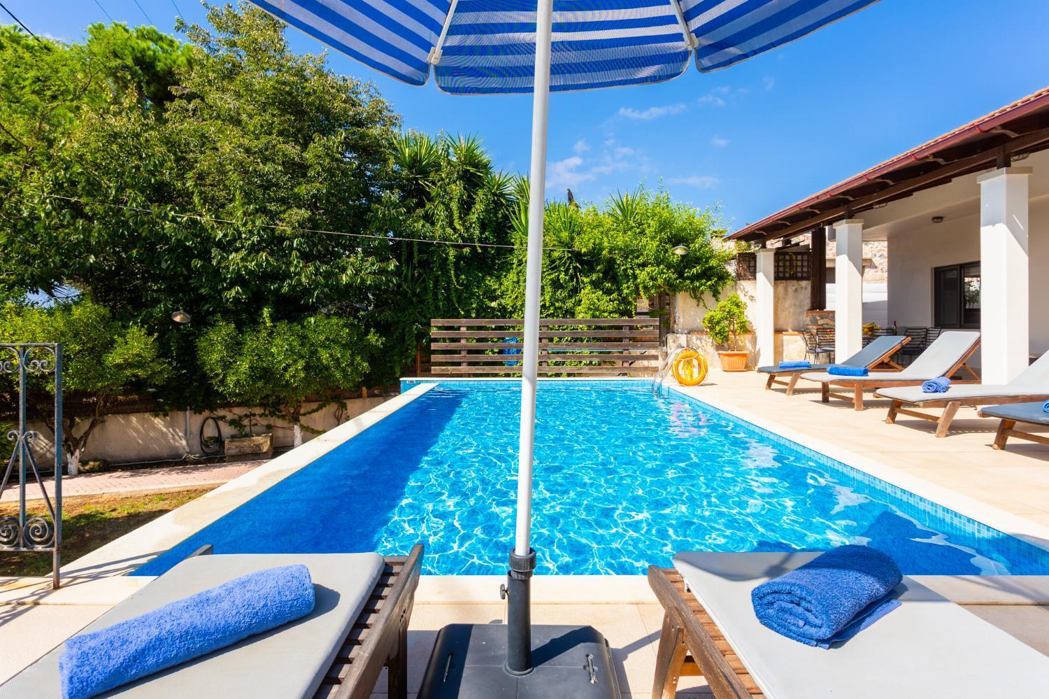 Villa Maro Large Private Pool Ac Wifi Kefalas Extérieur photo