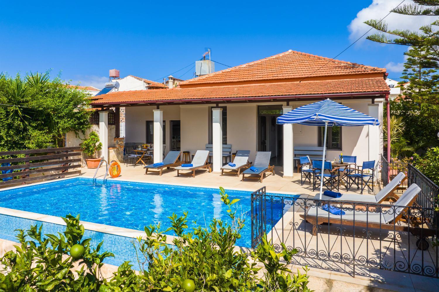 Villa Maro Large Private Pool Ac Wifi Kefalas Extérieur photo