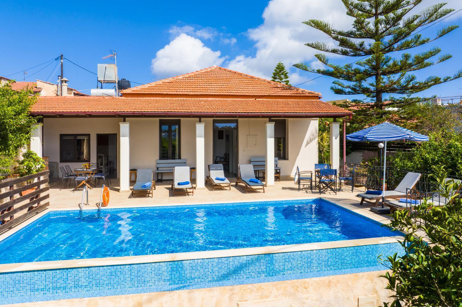 Villa Maro Large Private Pool Ac Wifi Kefalas Extérieur photo