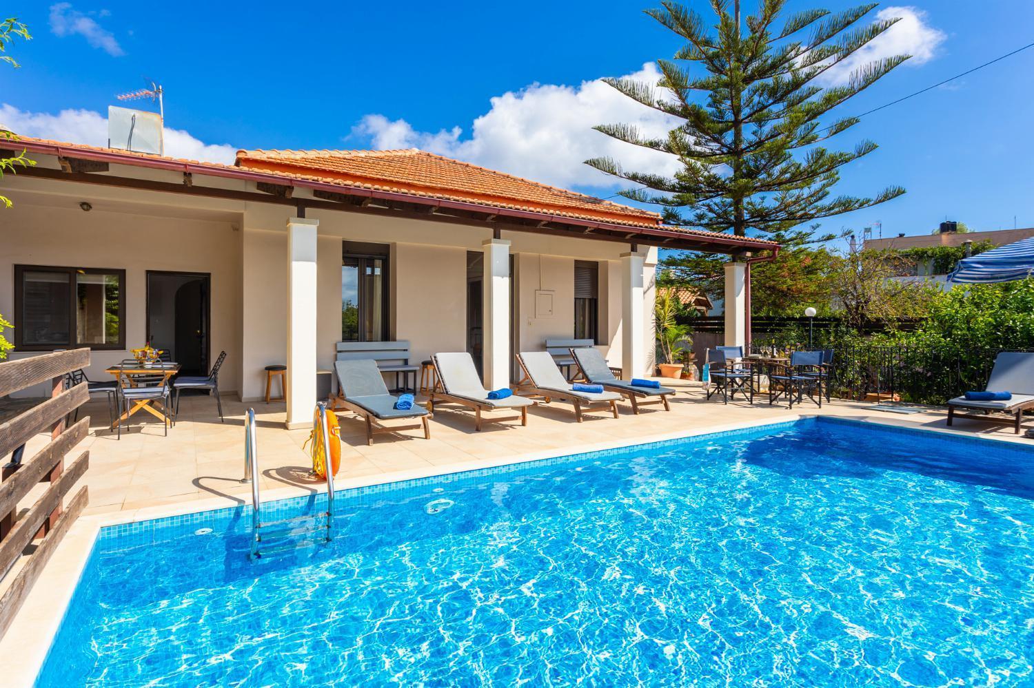 Villa Maro Large Private Pool Ac Wifi Kefalas Extérieur photo